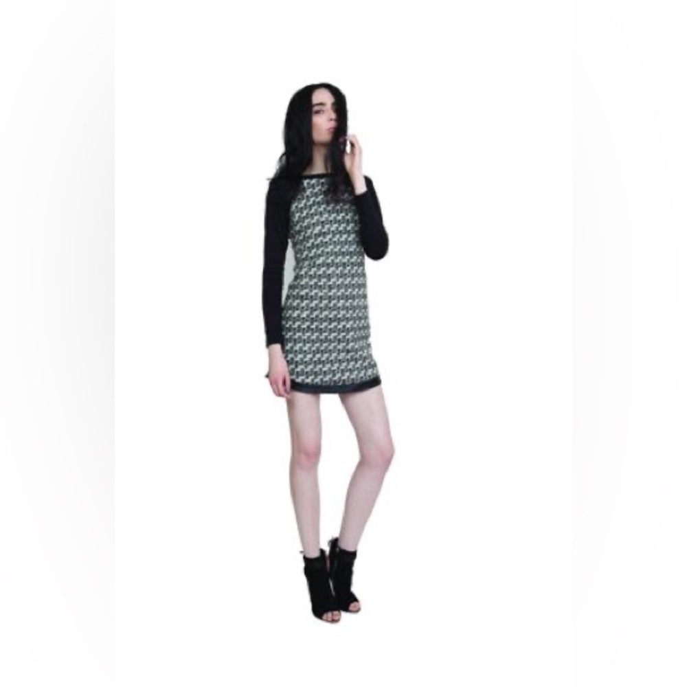 Wai Ming Tweed Texture Shift Dress